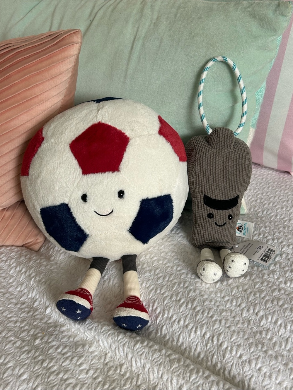 Jellycat Soccer Ball & Whistle Set